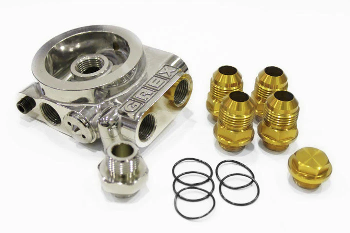 GReddy Oil Cooler Filter Block Adapter Type-I - Remote Filter ( & Optional Bypass Tube ) - Image 10