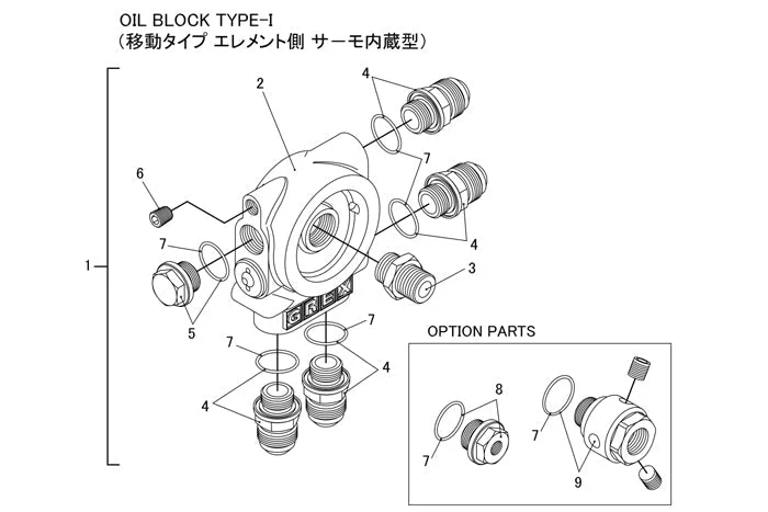 GReddy Oil Cooler Filter Block Adapter Type-I - Remote Filter ( & Optional Bypass Tube ) - Image 5