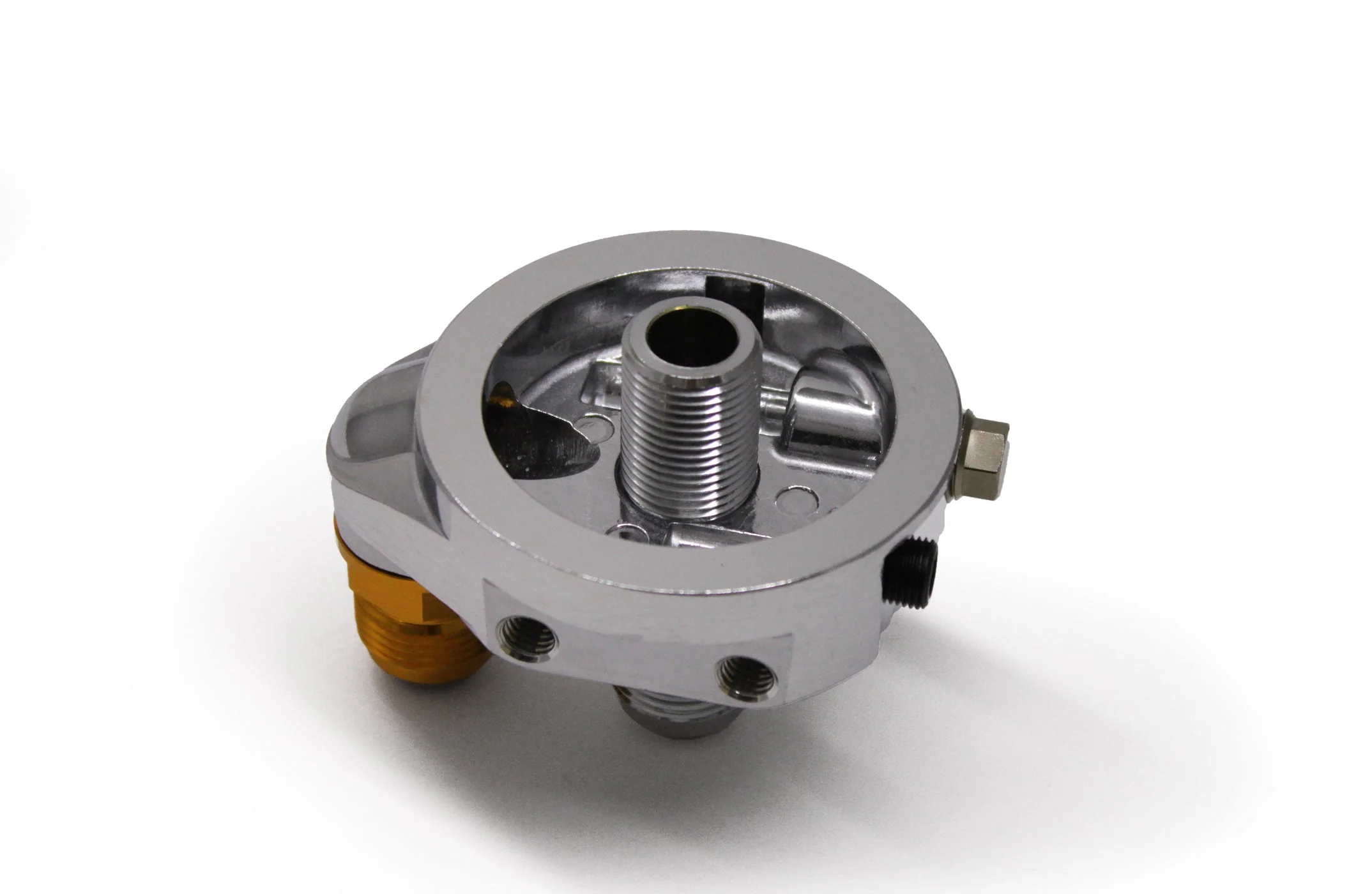 GReddy Oil Filter Relocation Block Adapter Type-G (AN) - for Remote Filter - Image 2