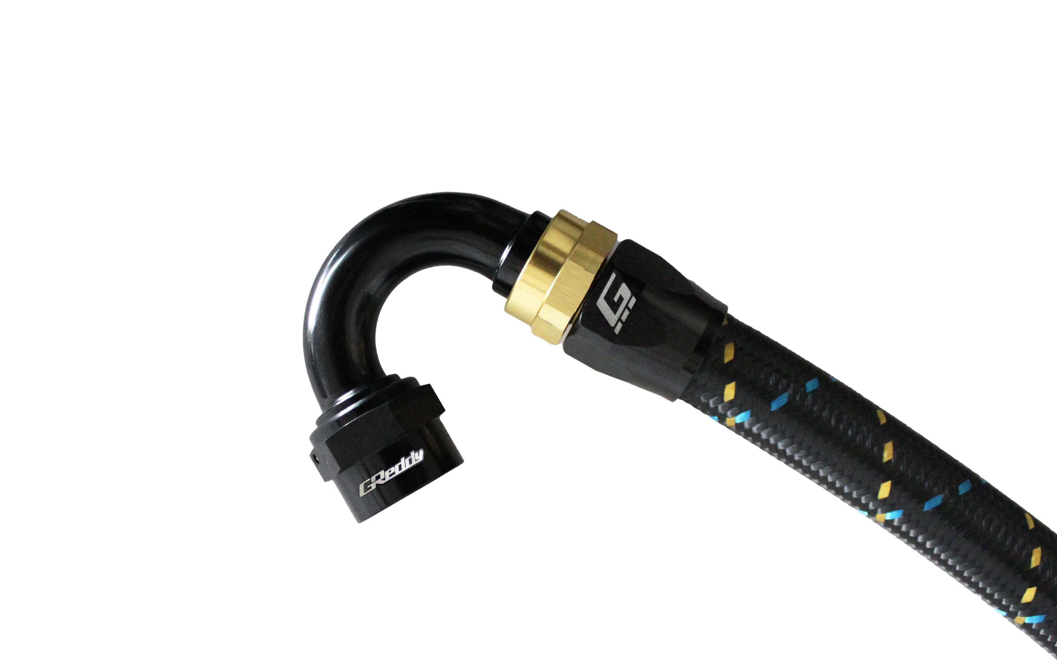 GReddy -06 AN Swivel Hose End(s) - Black / Gold anodized - Image 10