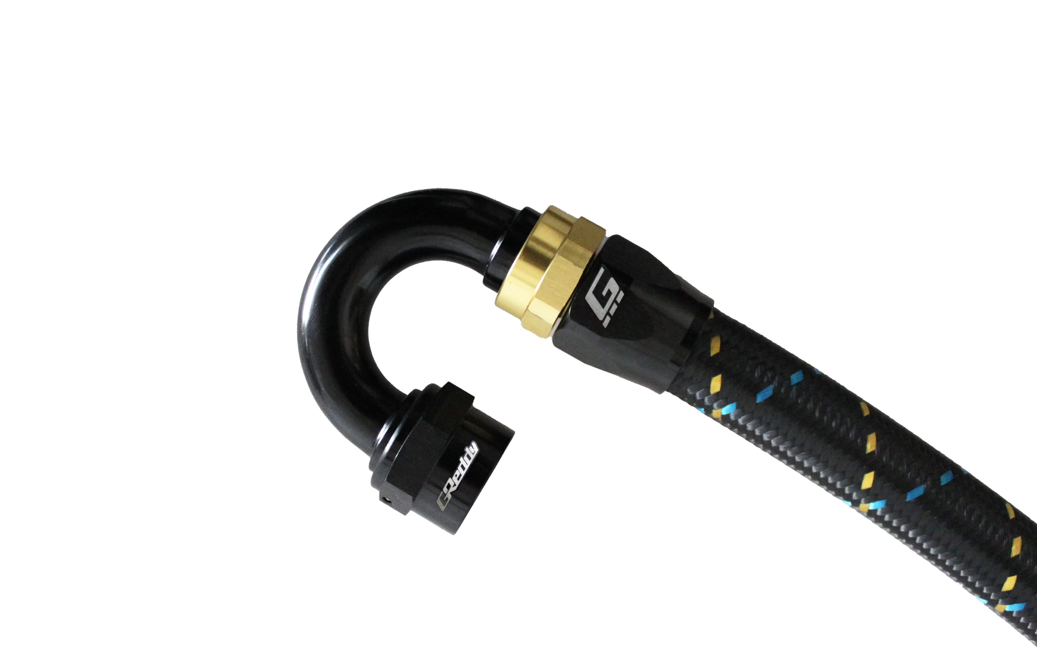 GReddy -06 AN Swivel Hose End(s) - Black / Gold anodized - Image 9