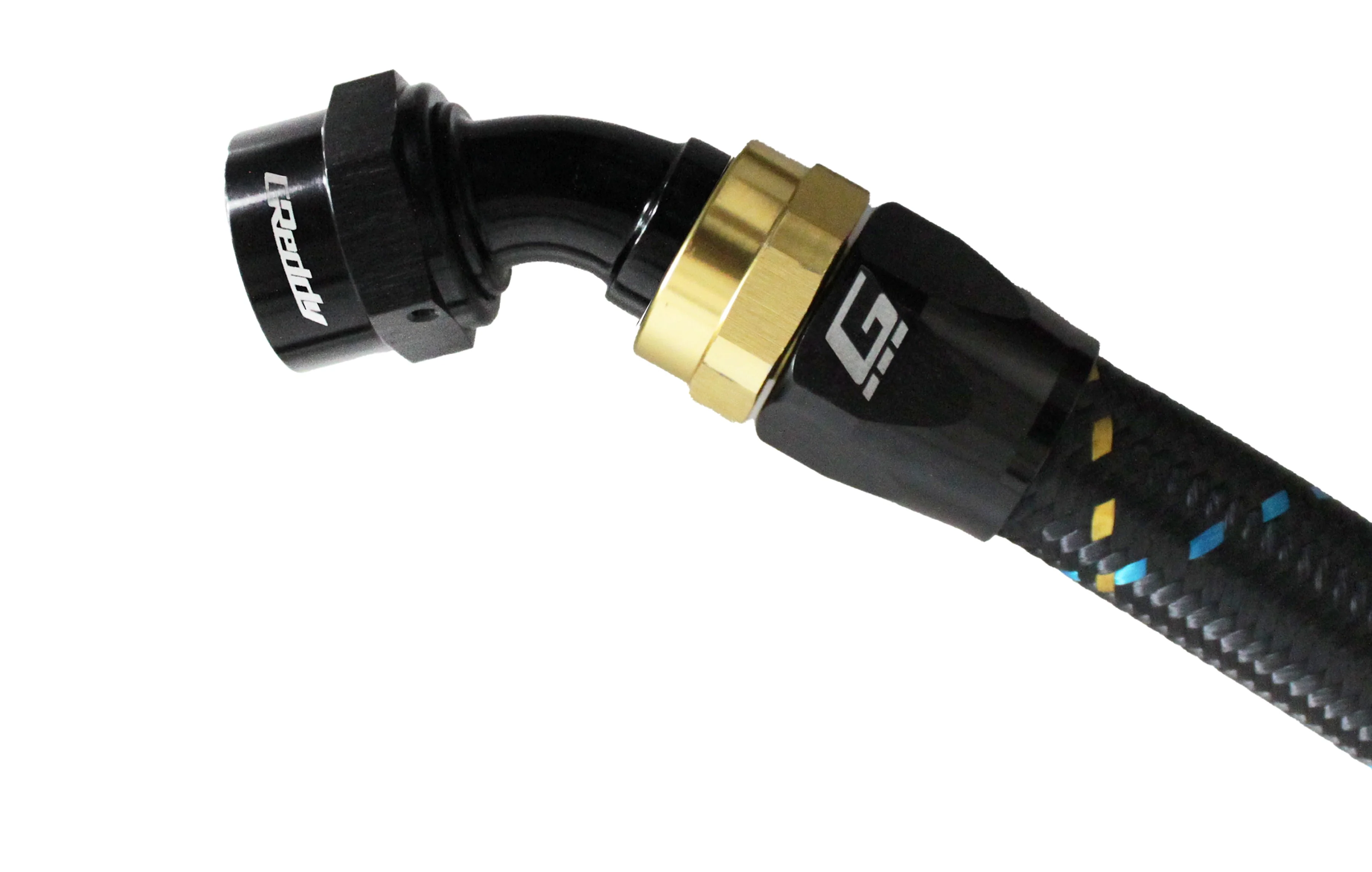 GReddy -12 AN Swivel Hose End - Black / Gold anodized - Image 14