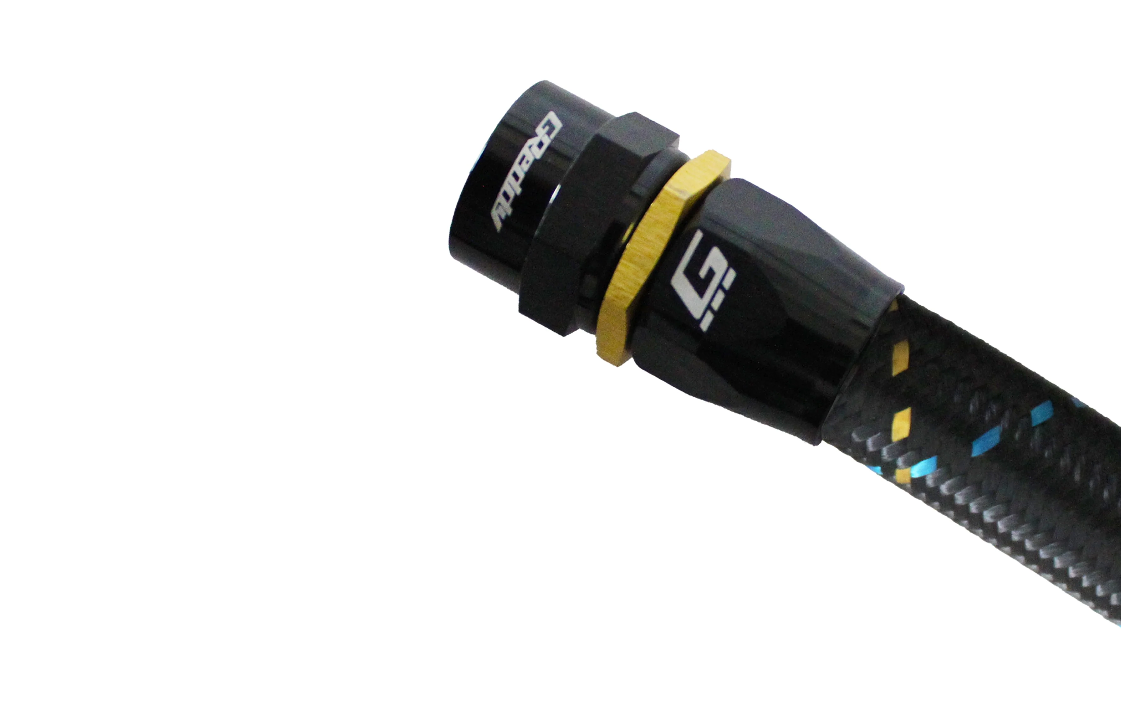 GReddy -12 AN Swivel Hose End - Black / Gold anodized - Image 16
