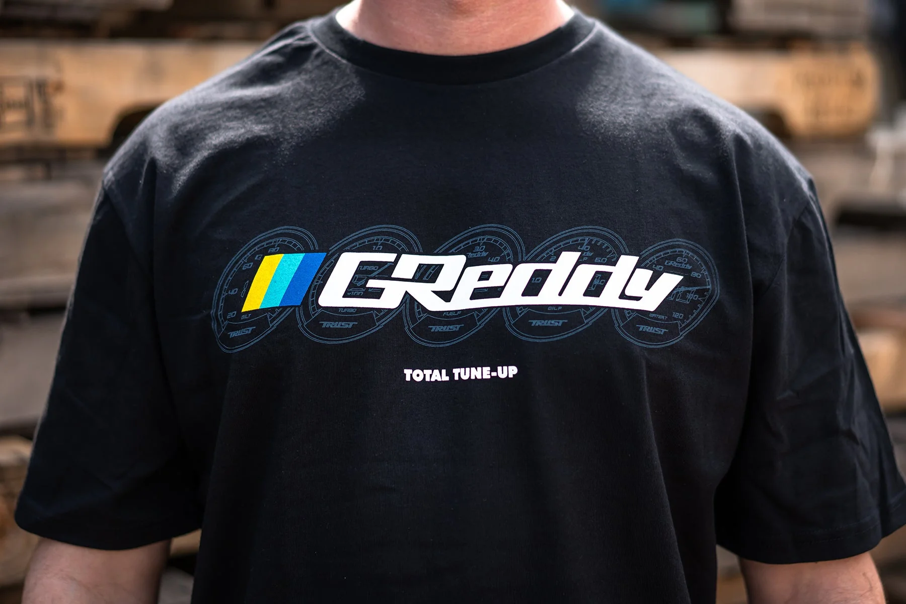 GReddy Meters Logo Tee - Black - Image 5