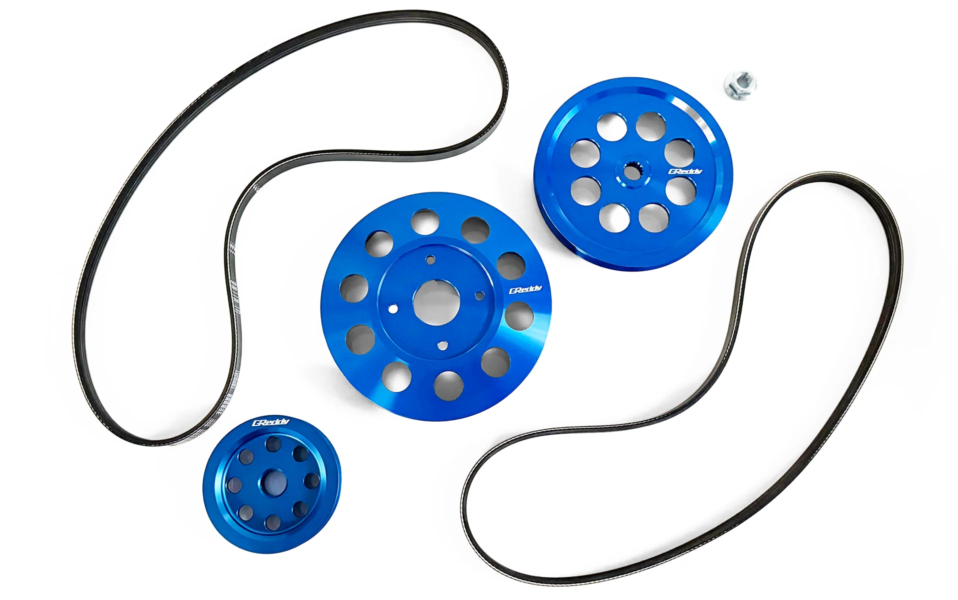 ALUMINUM RACING PULLEY KIT RB26DETT (BCNR33/BNR34) - (13522113) - Image 2