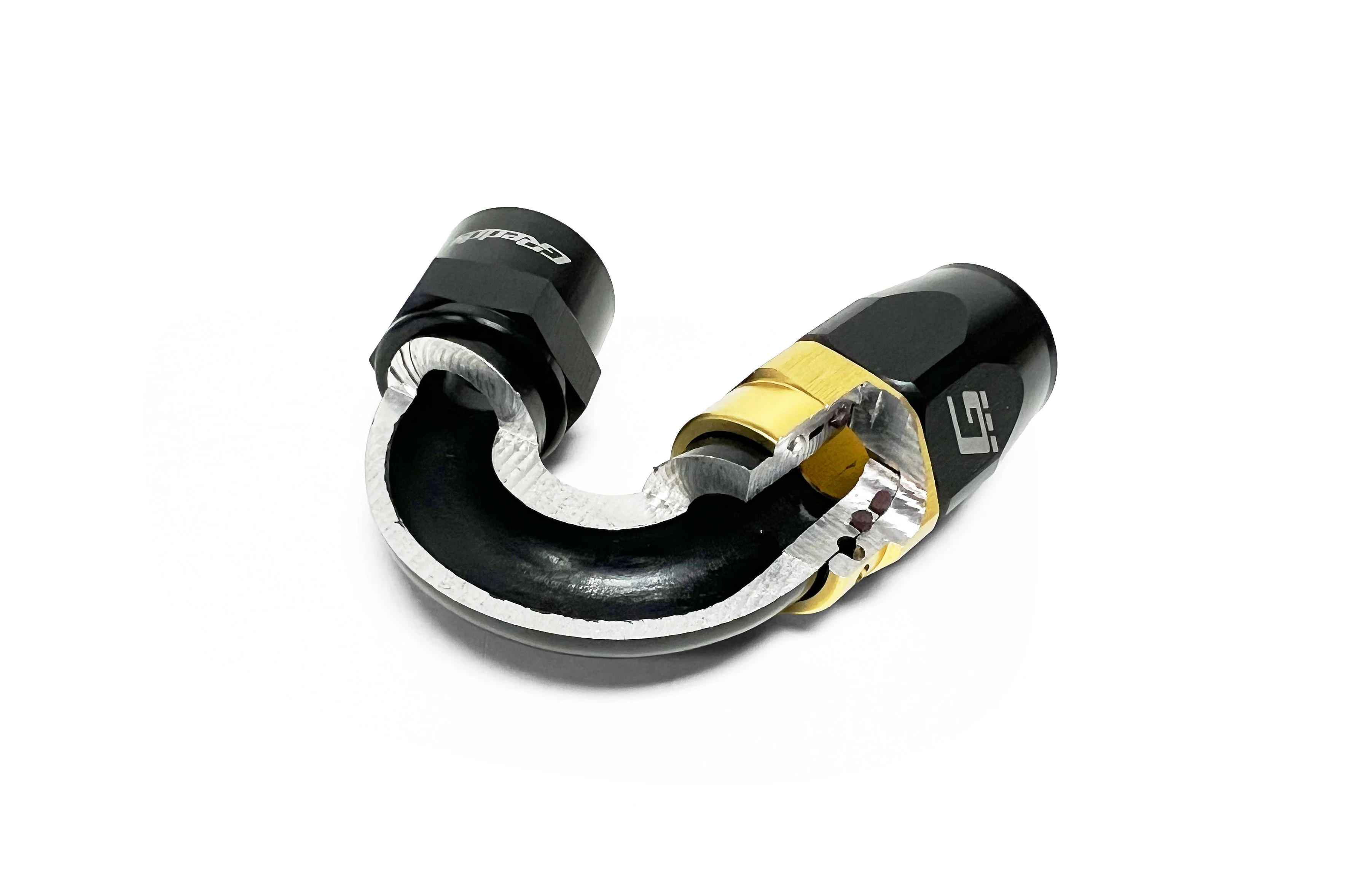 GREDDY 150 DEG. AN HOSE END(s) - BLACK/GOLD - (12800415 12800615 12800815 12801015 12801215 12801615) - Image 9