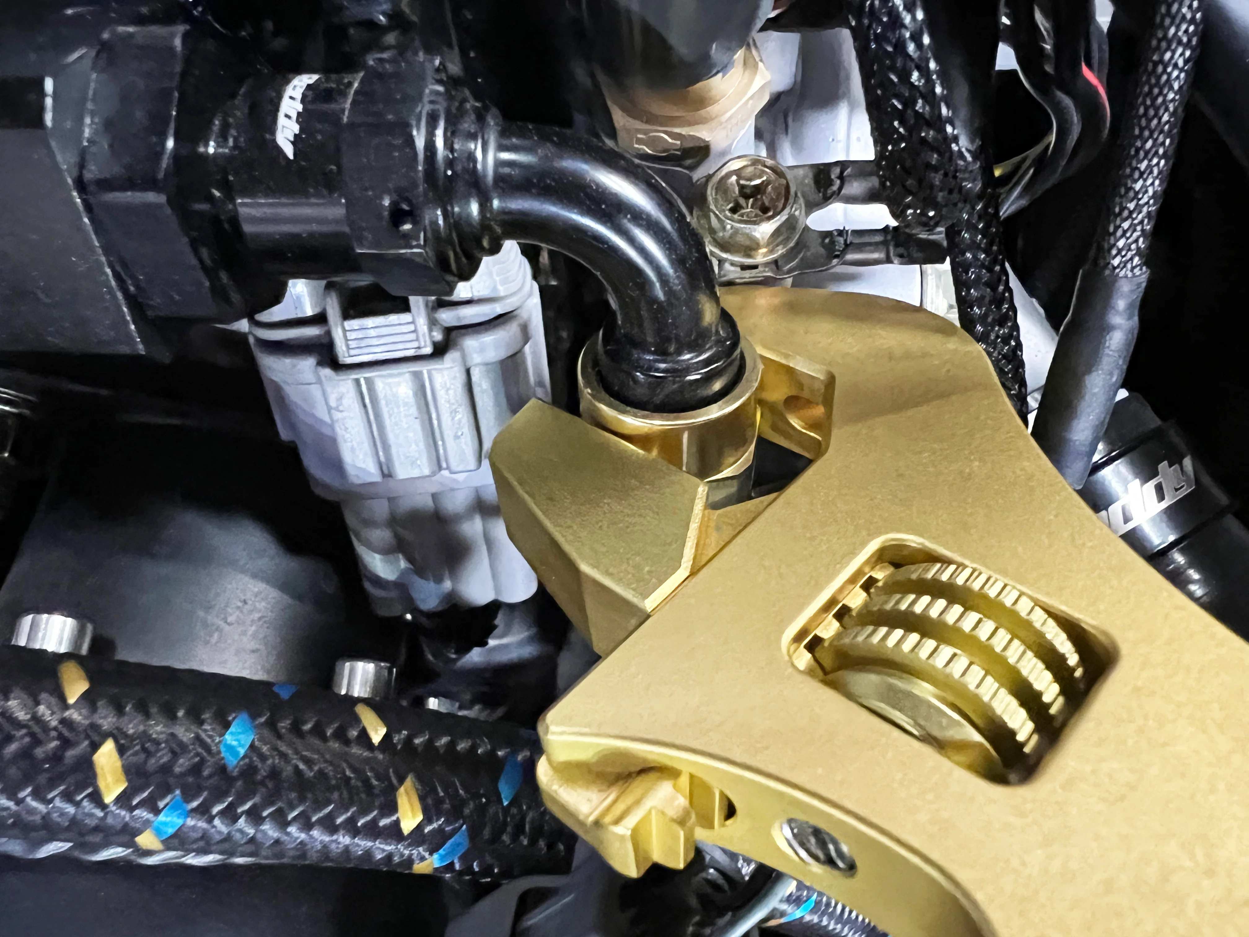 GReddy Adjustable AN Wrench V3 - Gold Anodized - Image 4