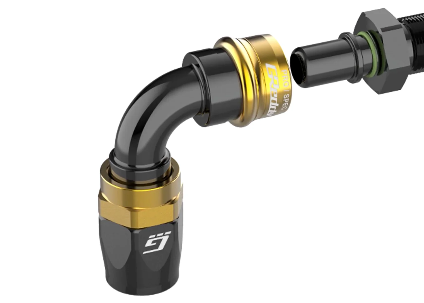 GREDDY PRO/SPEC TO MALE NPT ADAPTER(s) - BLACK - (12870404 12870604 12870605 12870606 12870804 12870805 12870806 12871004 12871005 12871204 12871205 12871206 12871604 12871605) - Image 3