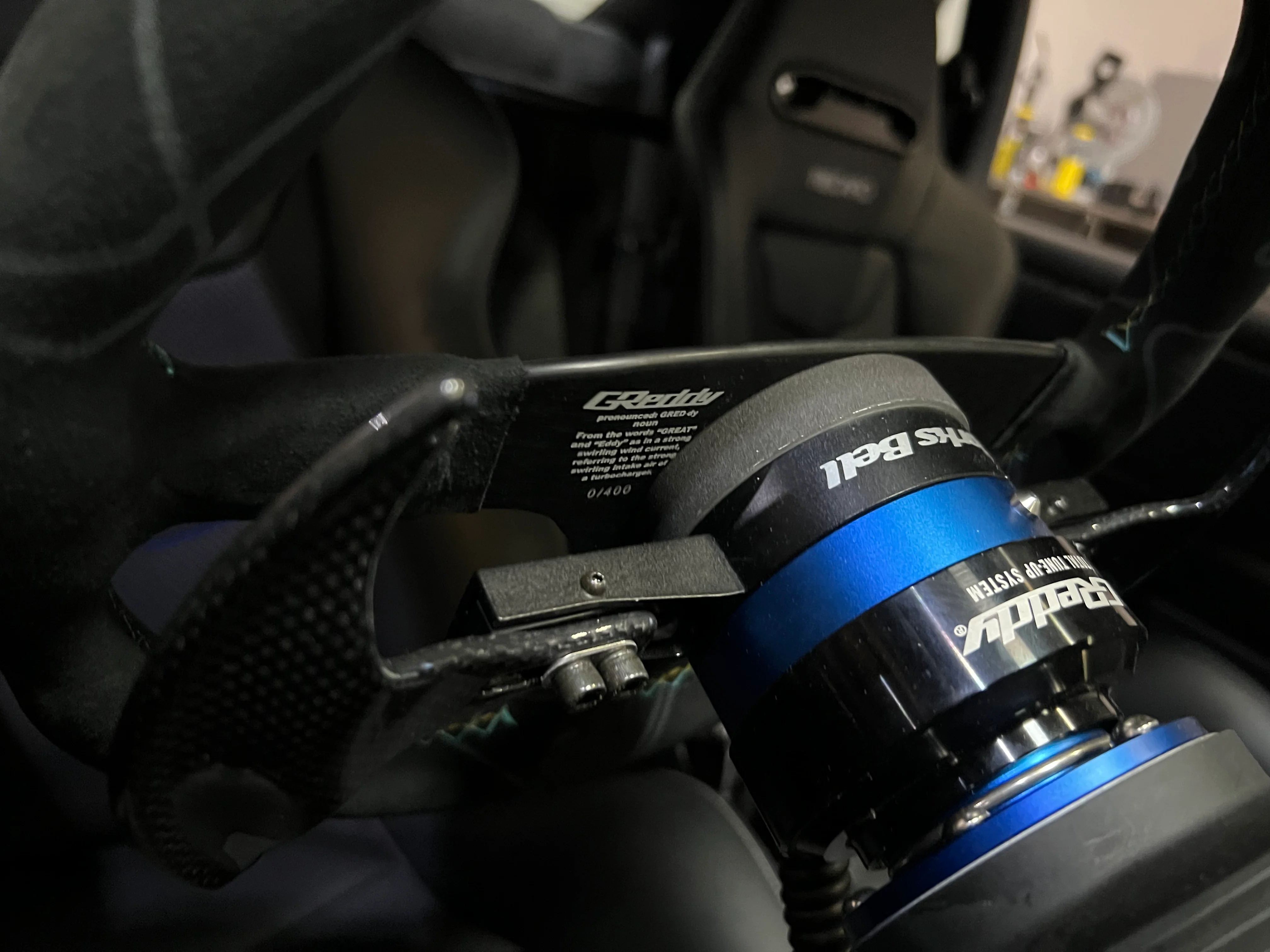 BLUE GREDDY RAPFIX II STEERING WHEEL QUICK RELEASE HUB - (70723801) - Image 3