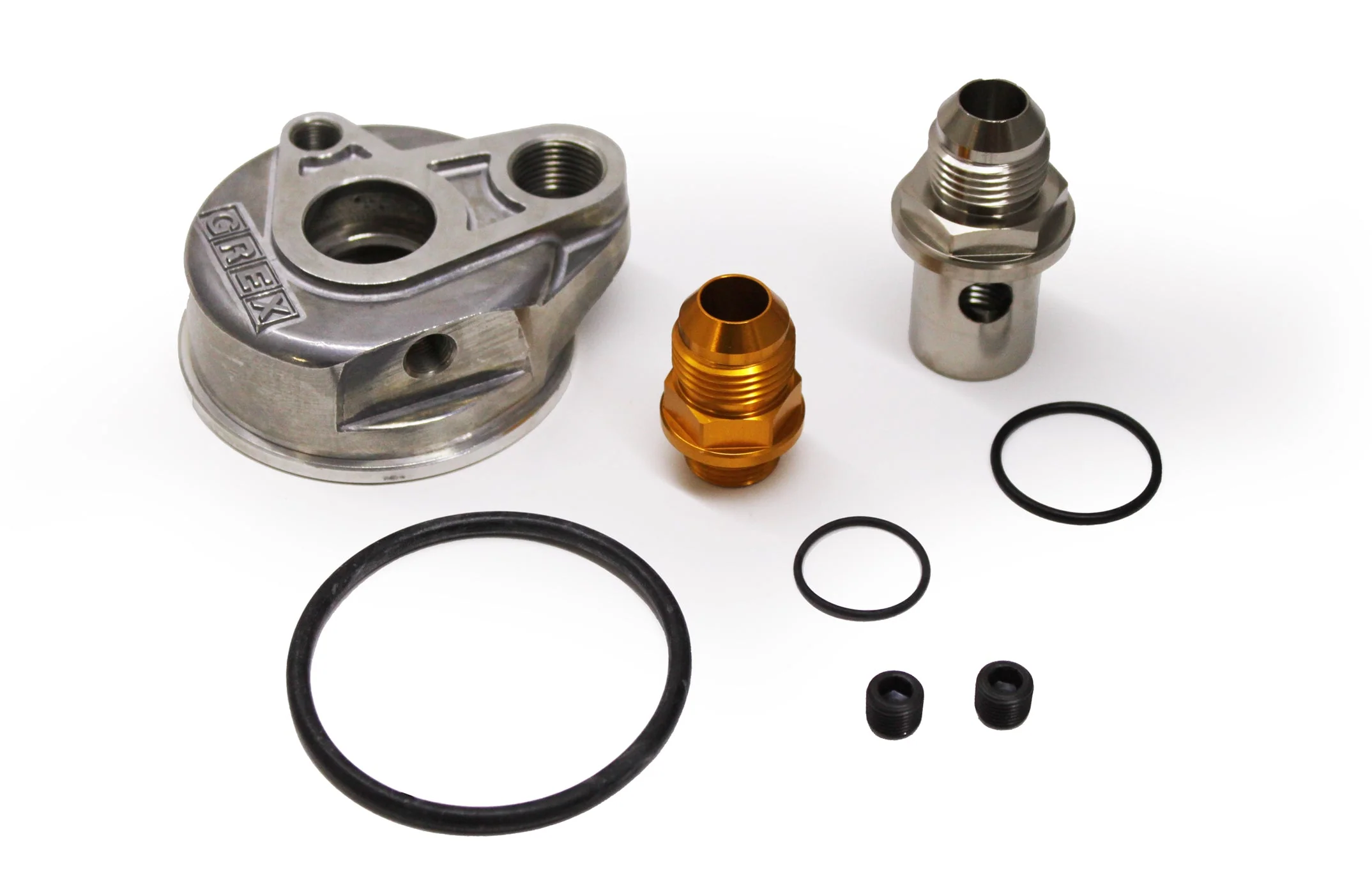 TYPE-B OIL BLOCK ADAPTER, ENG: 3/4-16UNF, 62MM O-RING, 10AN - (12401111) - Image 3