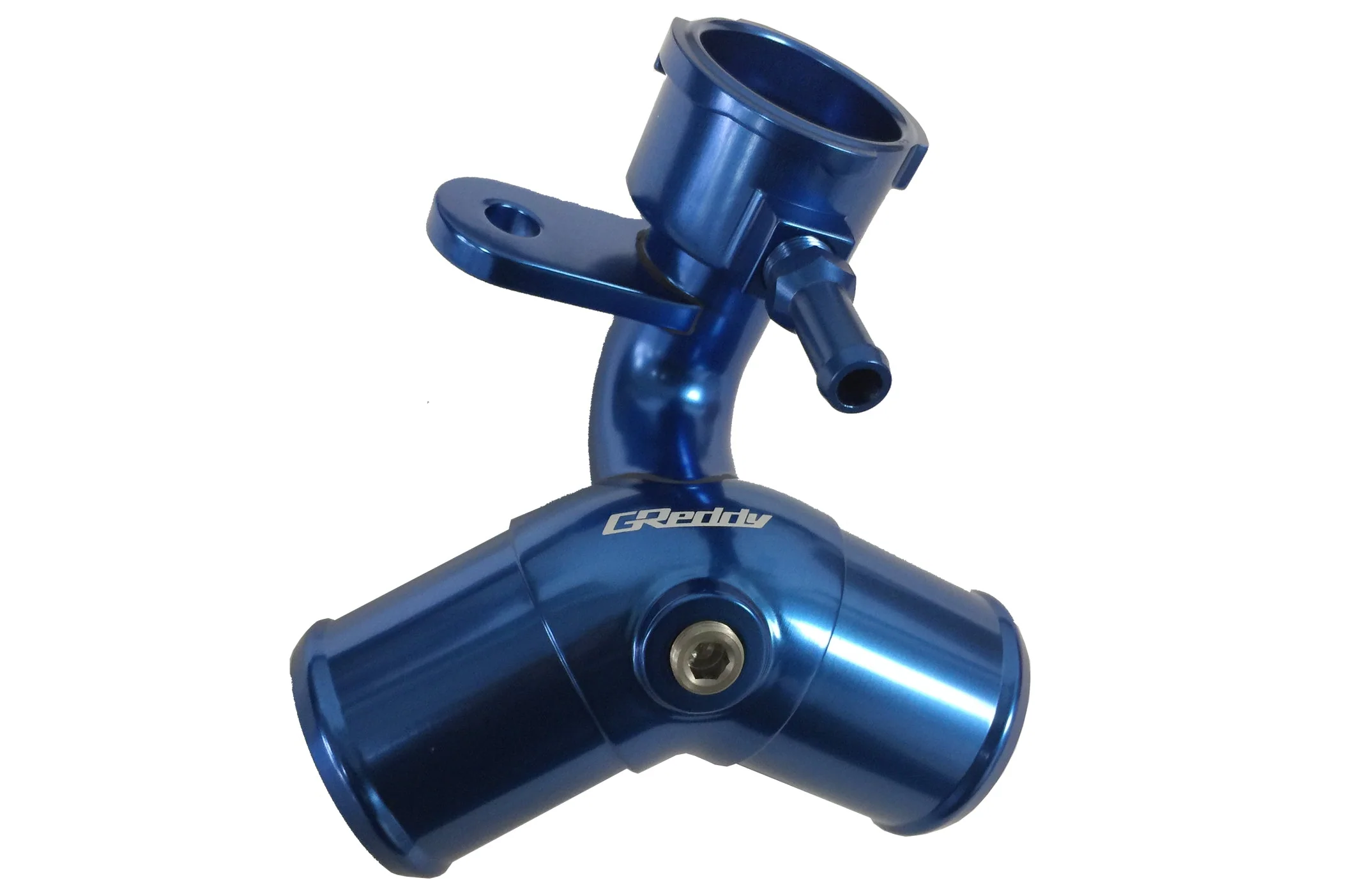 RADIATOR HOSE ADAPTER WATER TEMP FRS/BRZ - BLUE - (16401690) - Image 3