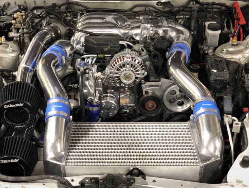 GREDDY V-MOUNT INTERCOOLER / RADIATOR KIT T-19 FD3S Ver. 2 FULL KIT - (12040704 / 12040721) - Image 2